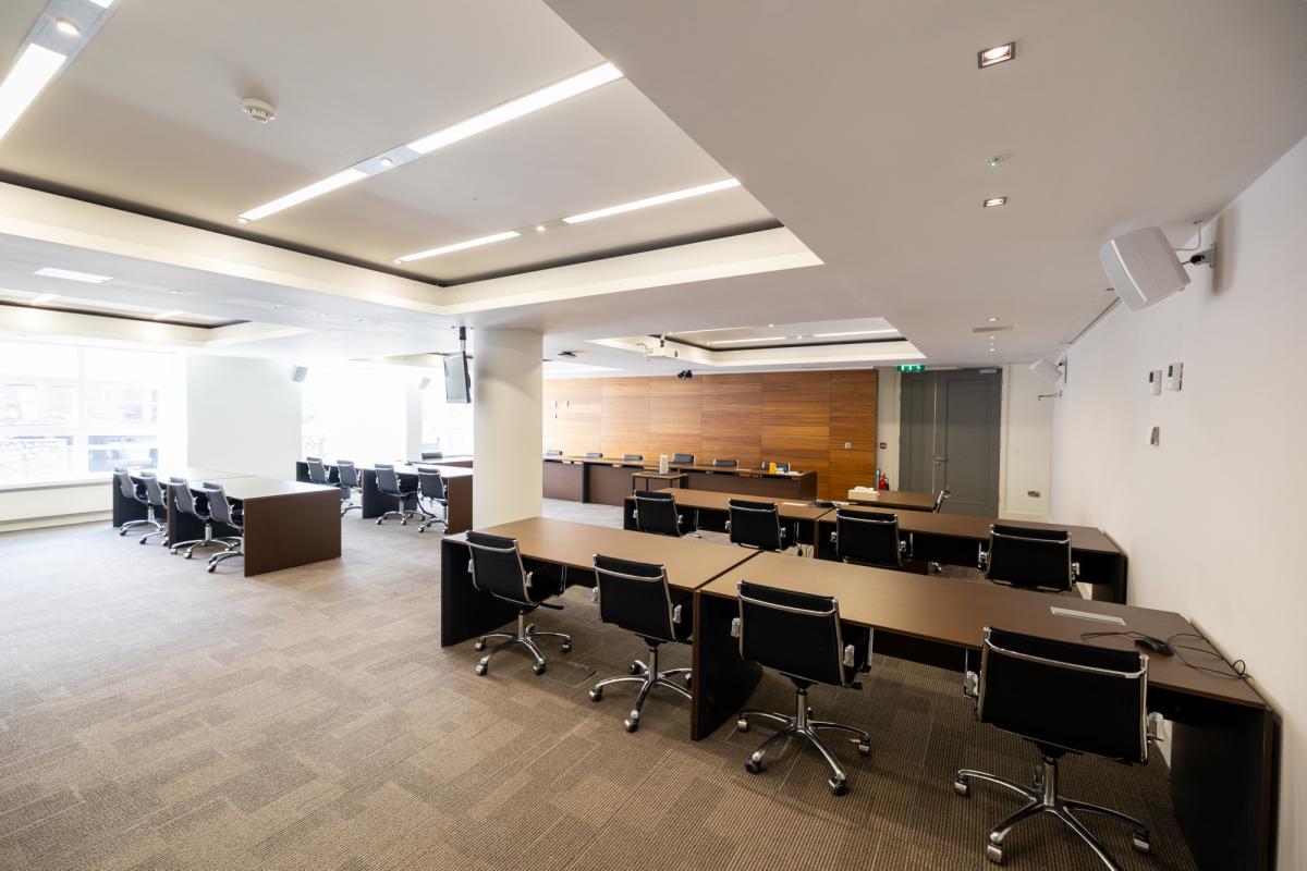 large office setting